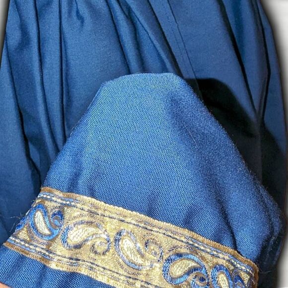 𝅺vintage 1940's Authentic German Dirndl Circle Skirt, Rockabilly Twee Small - Picture 4 of 6